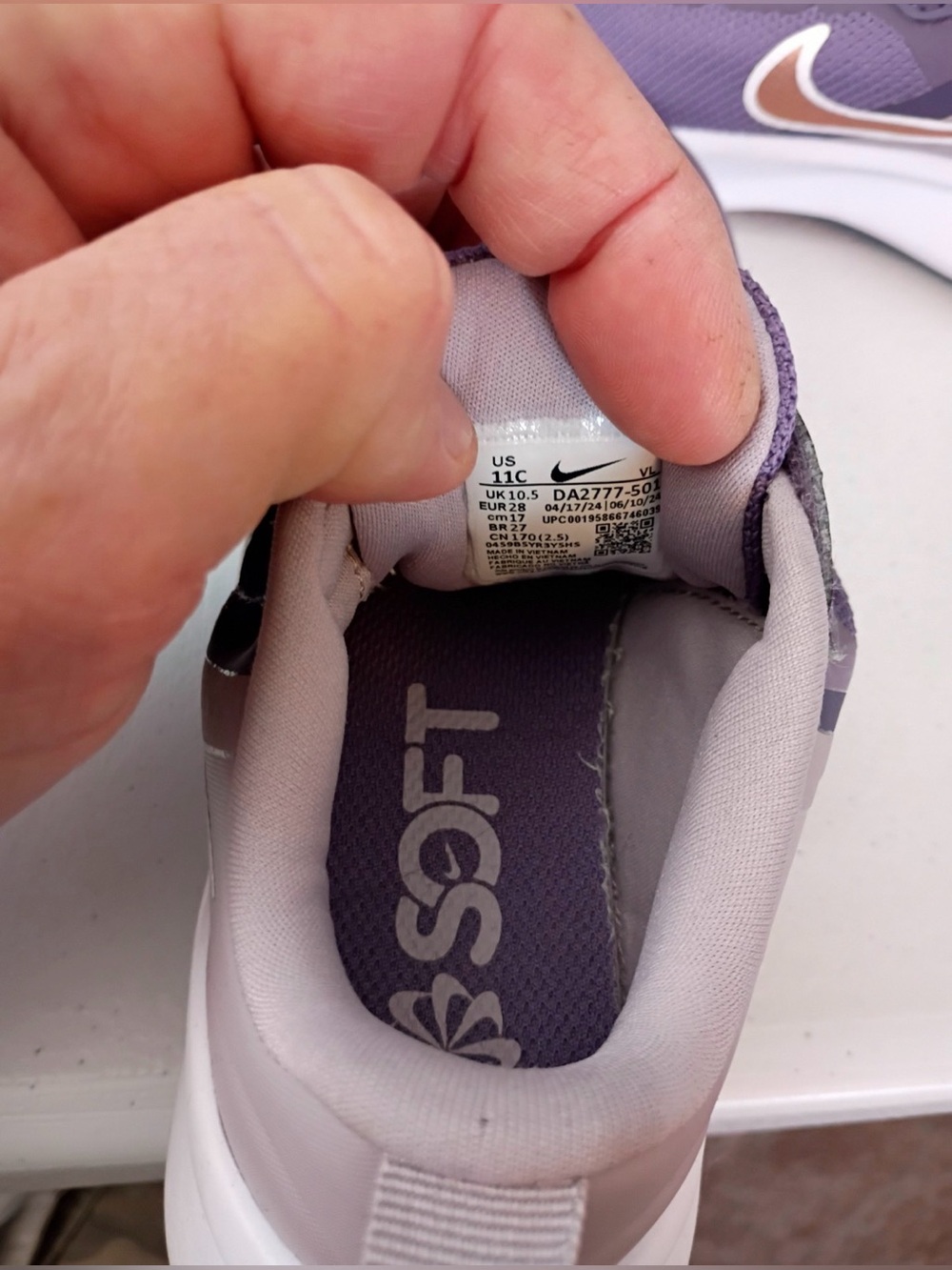 Nike Star Runner Girls Athletic Shoes, 11c - Picture 5 of 5